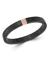 Pulsera Roberto Demeglio Scacco in Cerámica Diamante 0.18 Ct 951N1DBW - 951N1DBW